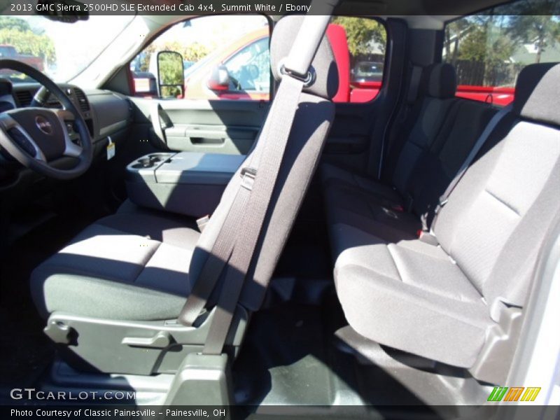 Summit White / Ebony 2013 GMC Sierra 2500HD SLE Extended Cab 4x4
