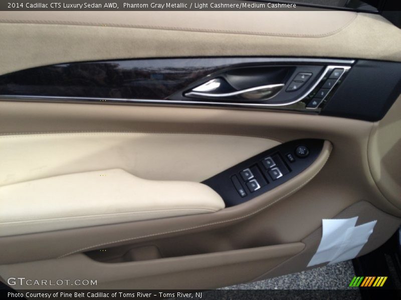Phantom Gray Metallic / Light Cashmere/Medium Cashmere 2014 Cadillac CTS Luxury Sedan AWD