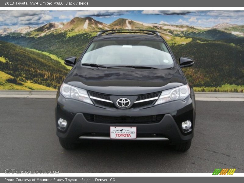 Black / Beige 2013 Toyota RAV4 Limited AWD