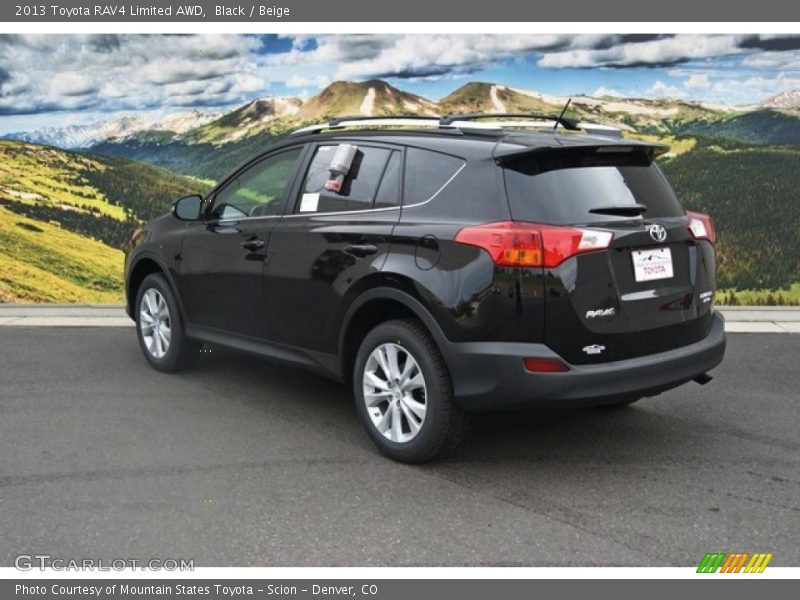 Black / Beige 2013 Toyota RAV4 Limited AWD