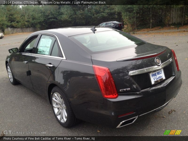 Phantom Gray Metallic / Light Platinum/Jet Black 2014 Cadillac CTS Sedan