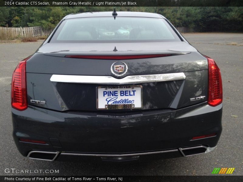 Phantom Gray Metallic / Light Platinum/Jet Black 2014 Cadillac CTS Sedan