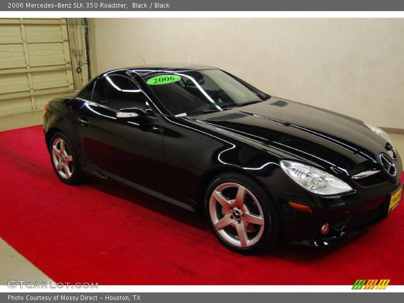 Black / Black 2006 Mercedes-Benz SLK 350 Roadster