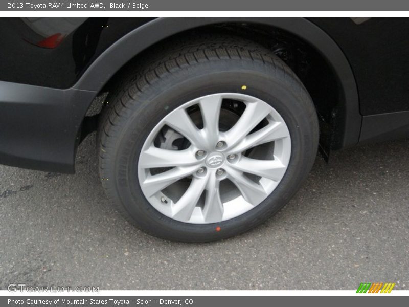 Black / Beige 2013 Toyota RAV4 Limited AWD