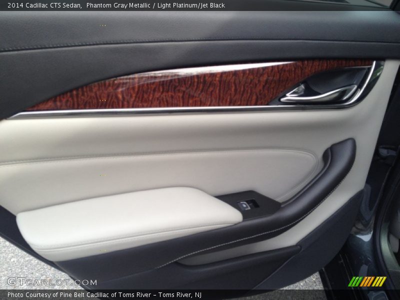 Phantom Gray Metallic / Light Platinum/Jet Black 2014 Cadillac CTS Sedan