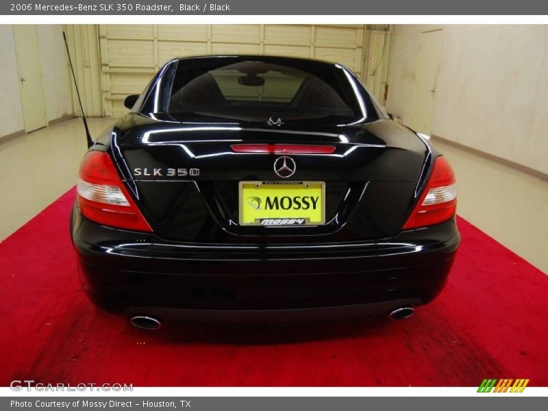 Black / Black 2006 Mercedes-Benz SLK 350 Roadster