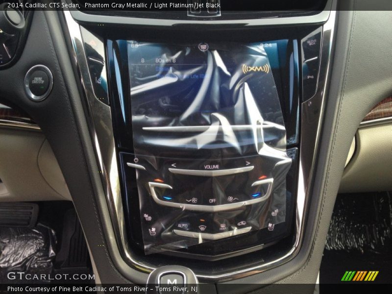 Phantom Gray Metallic / Light Platinum/Jet Black 2014 Cadillac CTS Sedan