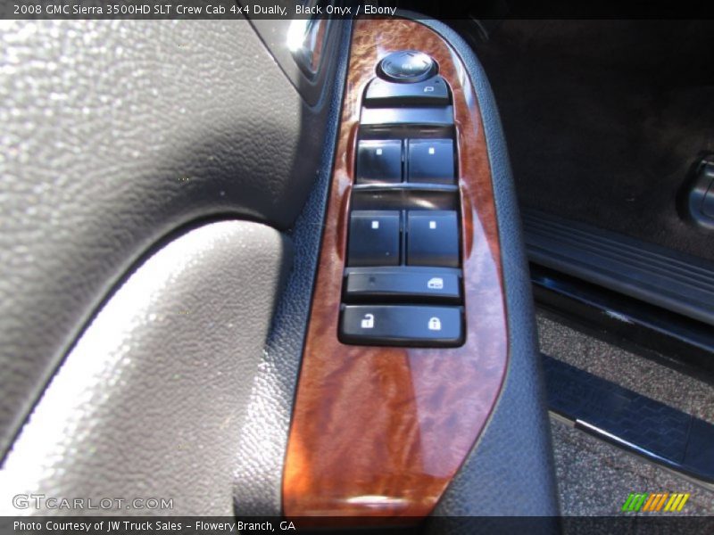 Black Onyx / Ebony 2008 GMC Sierra 3500HD SLT Crew Cab 4x4 Dually
