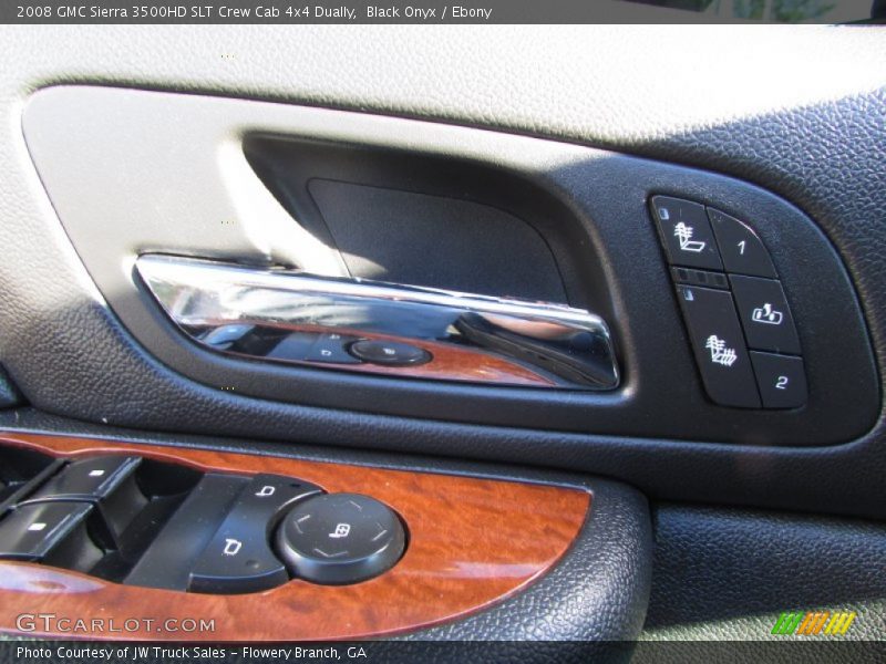 Black Onyx / Ebony 2008 GMC Sierra 3500HD SLT Crew Cab 4x4 Dually