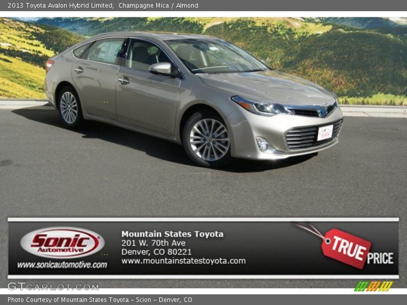 Champagne Mica / Almond 2013 Toyota Avalon Hybrid Limited