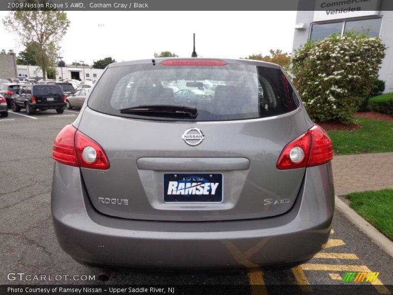 Gotham Gray / Black 2009 Nissan Rogue S AWD