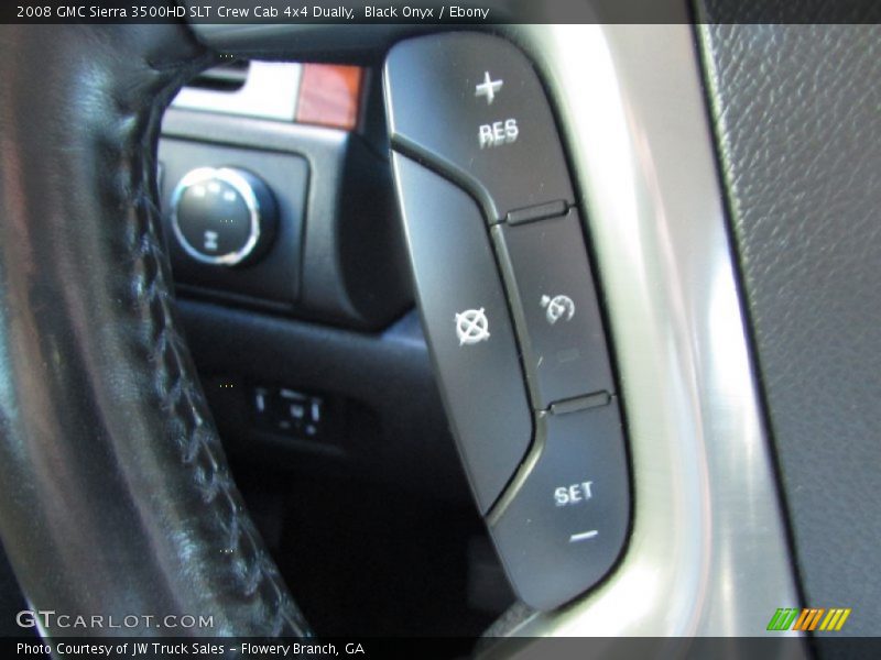 Black Onyx / Ebony 2008 GMC Sierra 3500HD SLT Crew Cab 4x4 Dually