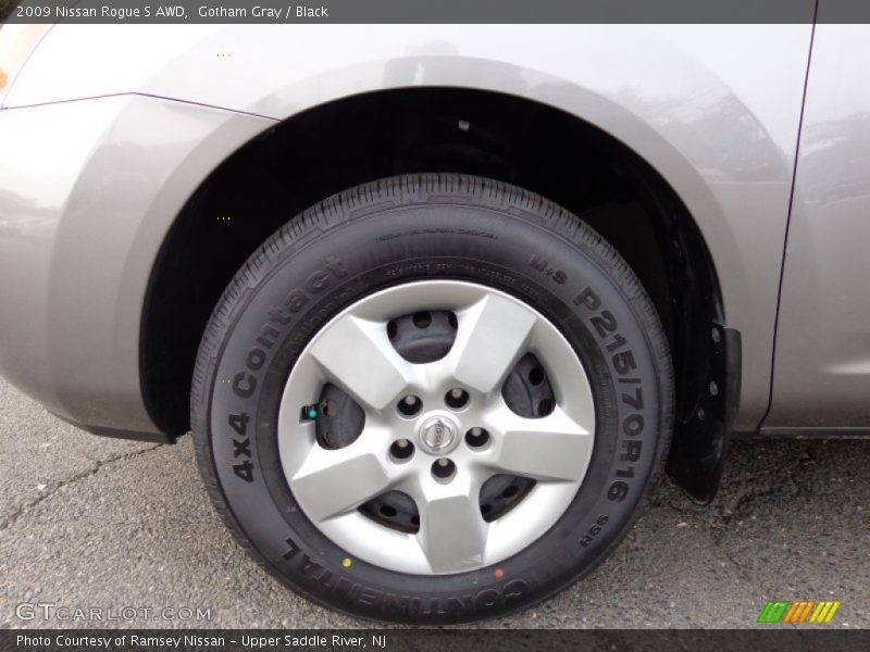 Gotham Gray / Black 2009 Nissan Rogue S AWD