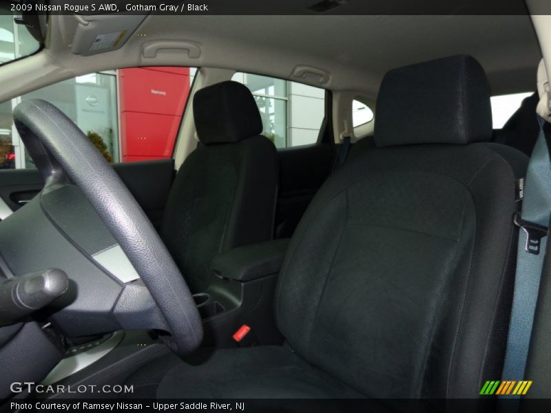 Gotham Gray / Black 2009 Nissan Rogue S AWD