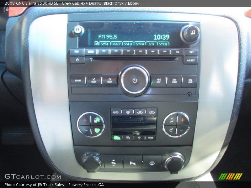 Black Onyx / Ebony 2008 GMC Sierra 3500HD SLT Crew Cab 4x4 Dually