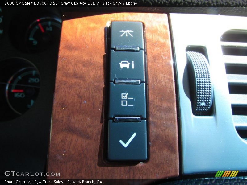 Black Onyx / Ebony 2008 GMC Sierra 3500HD SLT Crew Cab 4x4 Dually