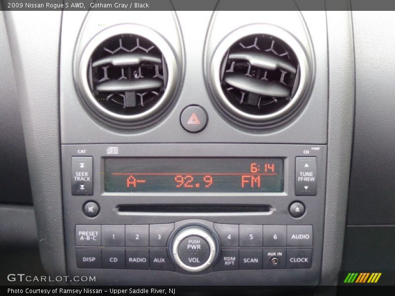 Gotham Gray / Black 2009 Nissan Rogue S AWD