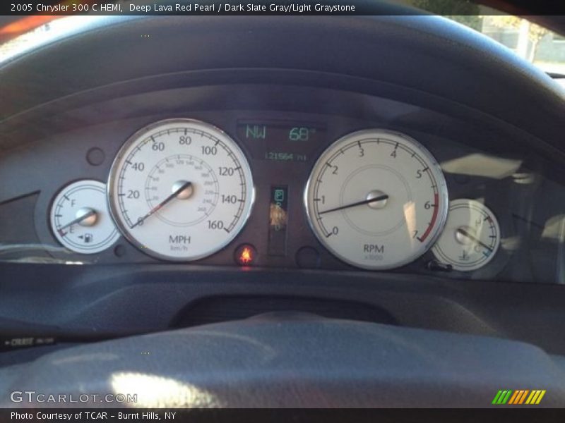 Deep Lava Red Pearl / Dark Slate Gray/Light Graystone 2005 Chrysler 300 C HEMI