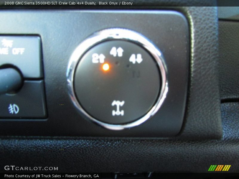 Black Onyx / Ebony 2008 GMC Sierra 3500HD SLT Crew Cab 4x4 Dually