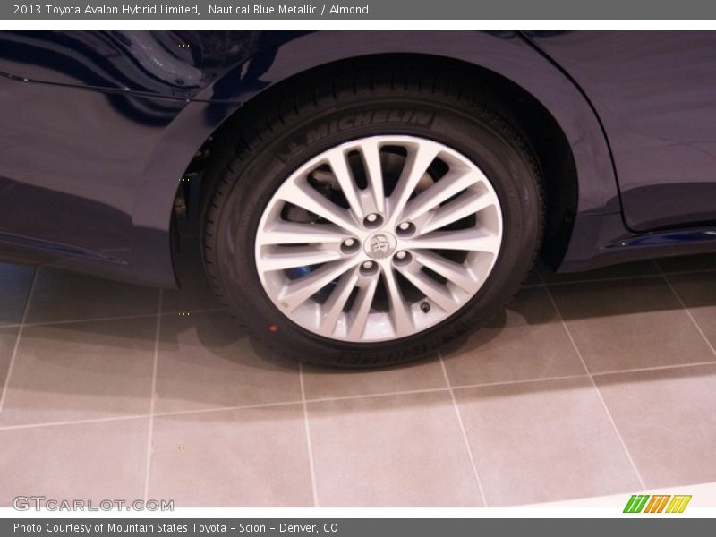 Nautical Blue Metallic / Almond 2013 Toyota Avalon Hybrid Limited