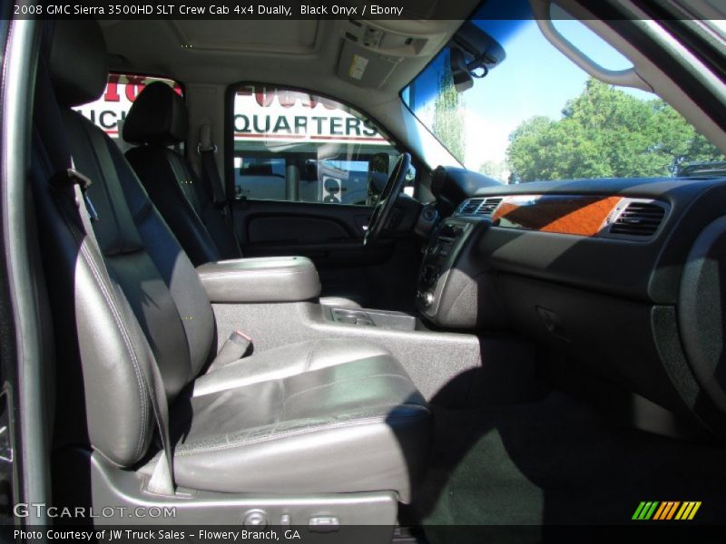 Black Onyx / Ebony 2008 GMC Sierra 3500HD SLT Crew Cab 4x4 Dually
