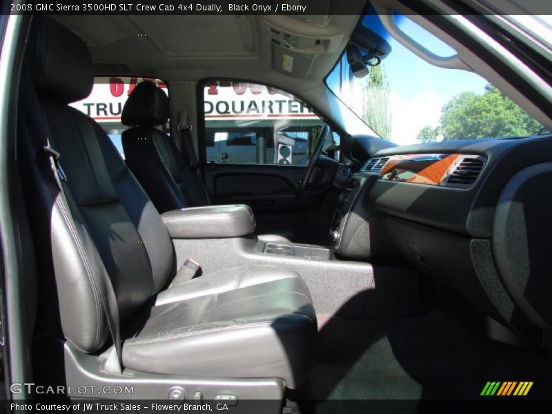 Black Onyx / Ebony 2008 GMC Sierra 3500HD SLT Crew Cab 4x4 Dually