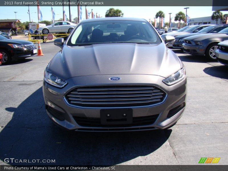 Sterling Gray Metallic / Charcoal Black 2013 Ford Fusion SE