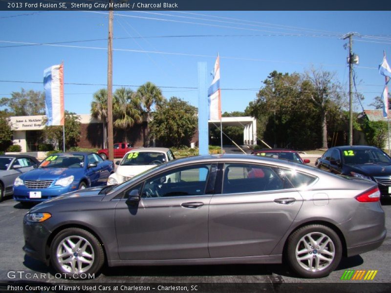 Sterling Gray Metallic / Charcoal Black 2013 Ford Fusion SE