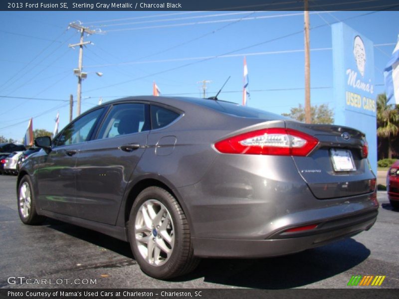 Sterling Gray Metallic / Charcoal Black 2013 Ford Fusion SE