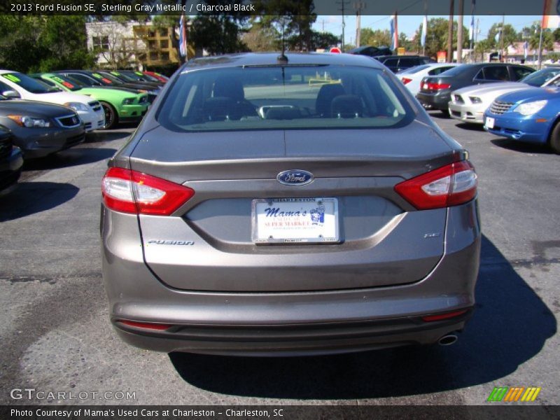 Sterling Gray Metallic / Charcoal Black 2013 Ford Fusion SE