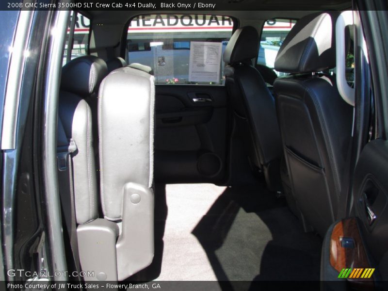 Black Onyx / Ebony 2008 GMC Sierra 3500HD SLT Crew Cab 4x4 Dually