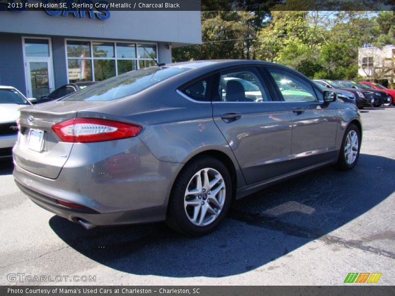 Sterling Gray Metallic / Charcoal Black 2013 Ford Fusion SE