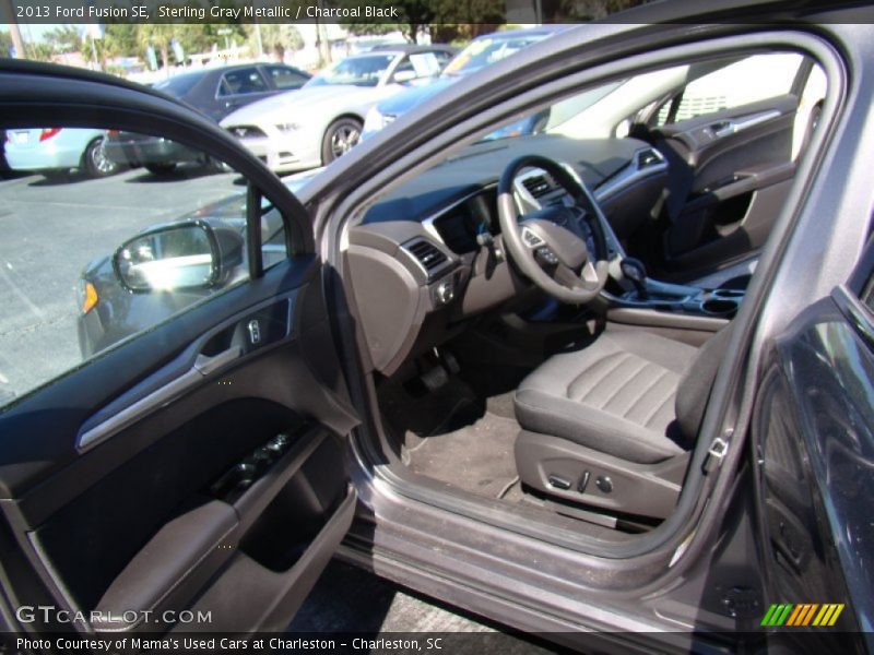 Sterling Gray Metallic / Charcoal Black 2013 Ford Fusion SE