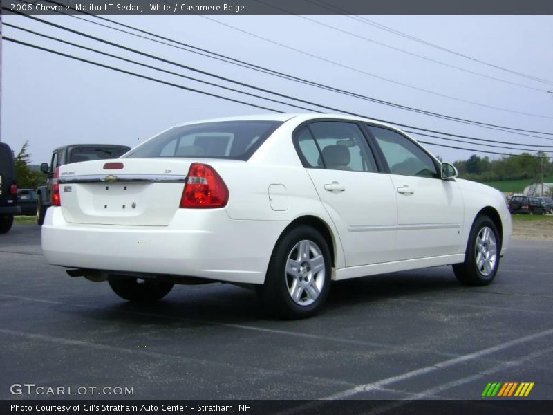 White / Cashmere Beige 2006 Chevrolet Malibu LT Sedan