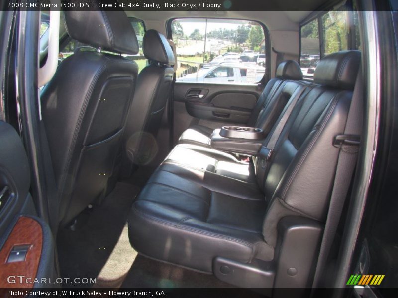 Black Onyx / Ebony 2008 GMC Sierra 3500HD SLT Crew Cab 4x4 Dually