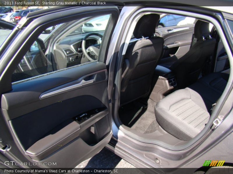 Sterling Gray Metallic / Charcoal Black 2013 Ford Fusion SE