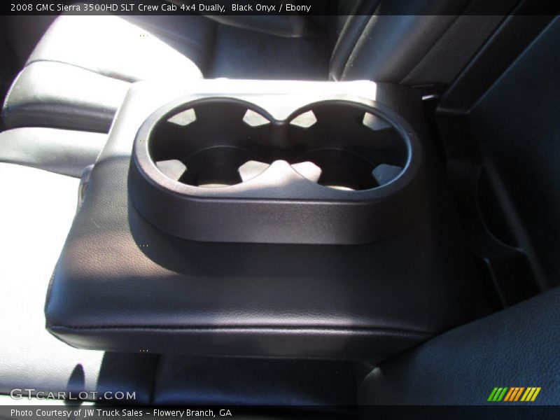 Black Onyx / Ebony 2008 GMC Sierra 3500HD SLT Crew Cab 4x4 Dually
