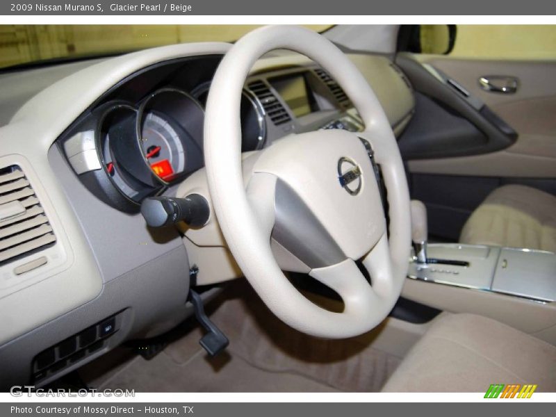 Glacier Pearl / Beige 2009 Nissan Murano S