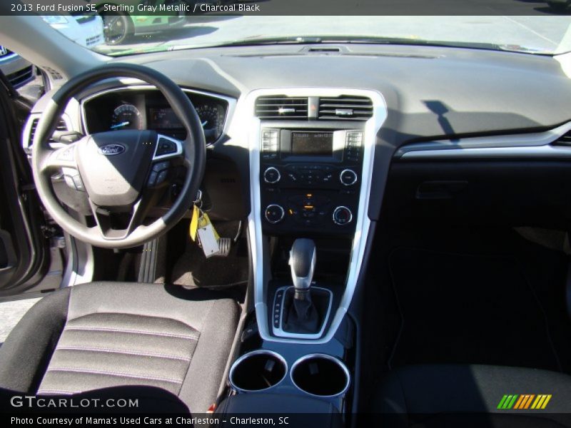 Sterling Gray Metallic / Charcoal Black 2013 Ford Fusion SE