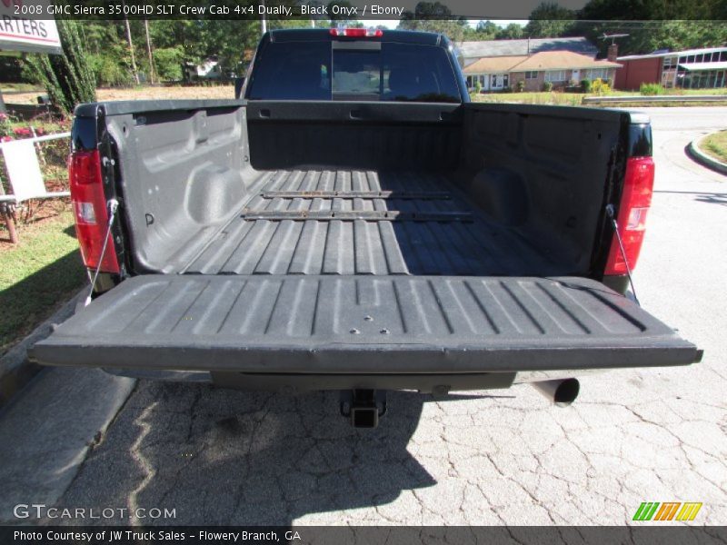 Black Onyx / Ebony 2008 GMC Sierra 3500HD SLT Crew Cab 4x4 Dually