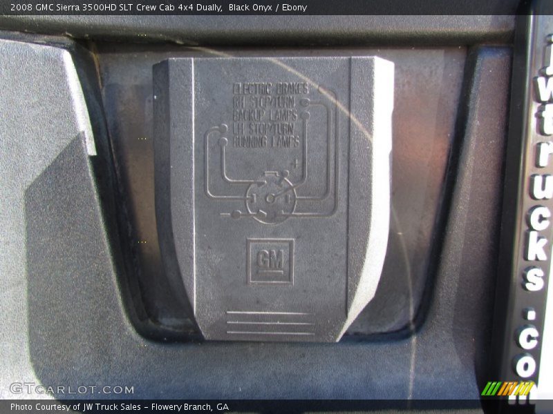 Black Onyx / Ebony 2008 GMC Sierra 3500HD SLT Crew Cab 4x4 Dually