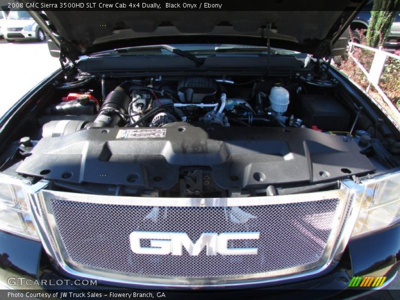 Black Onyx / Ebony 2008 GMC Sierra 3500HD SLT Crew Cab 4x4 Dually