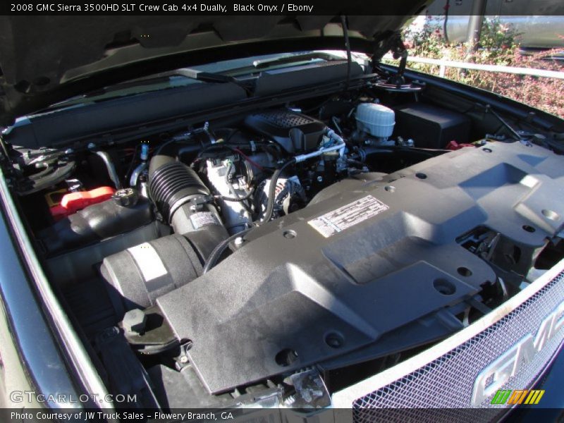 Black Onyx / Ebony 2008 GMC Sierra 3500HD SLT Crew Cab 4x4 Dually