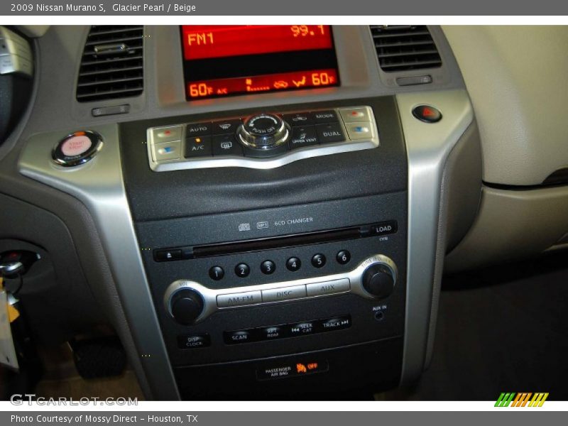 Glacier Pearl / Beige 2009 Nissan Murano S
