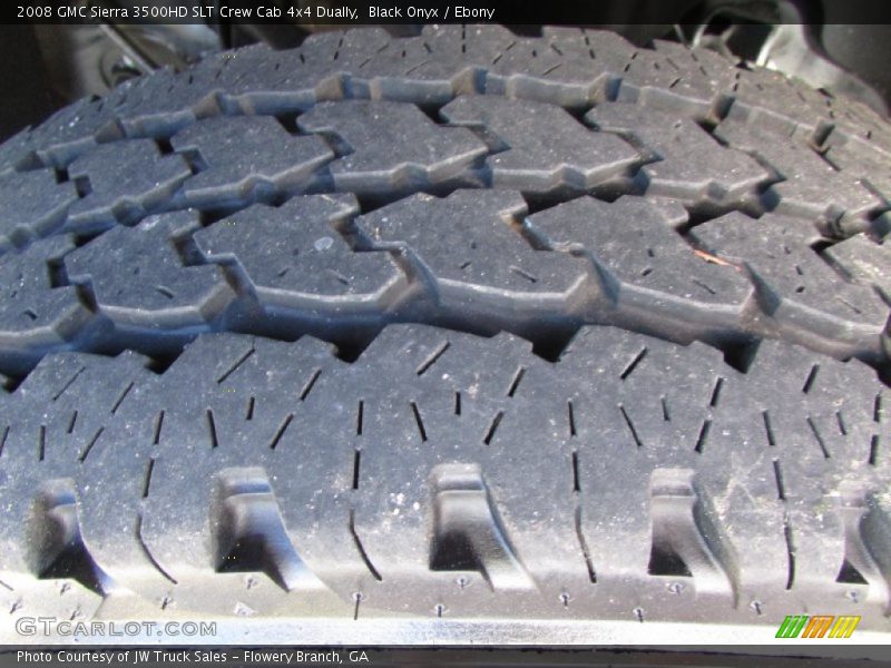 Black Onyx / Ebony 2008 GMC Sierra 3500HD SLT Crew Cab 4x4 Dually