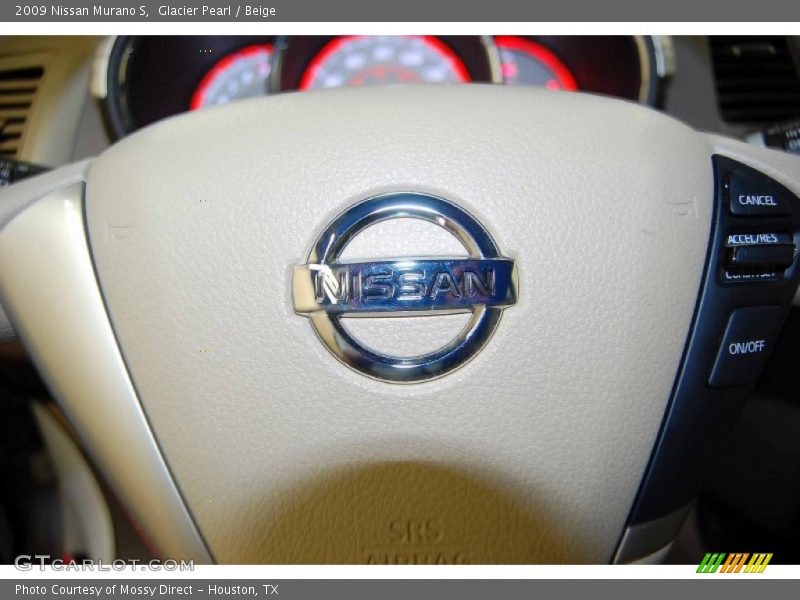 Glacier Pearl / Beige 2009 Nissan Murano S