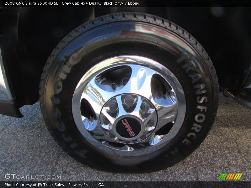 Black Onyx / Ebony 2008 GMC Sierra 3500HD SLT Crew Cab 4x4 Dually