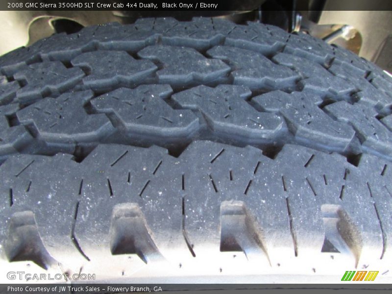 Black Onyx / Ebony 2008 GMC Sierra 3500HD SLT Crew Cab 4x4 Dually