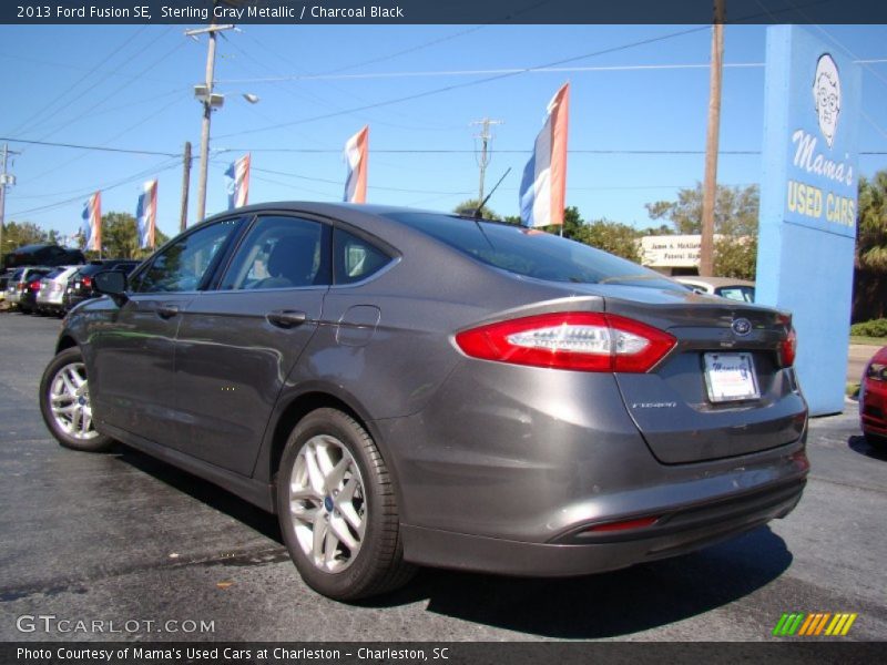 Sterling Gray Metallic / Charcoal Black 2013 Ford Fusion SE