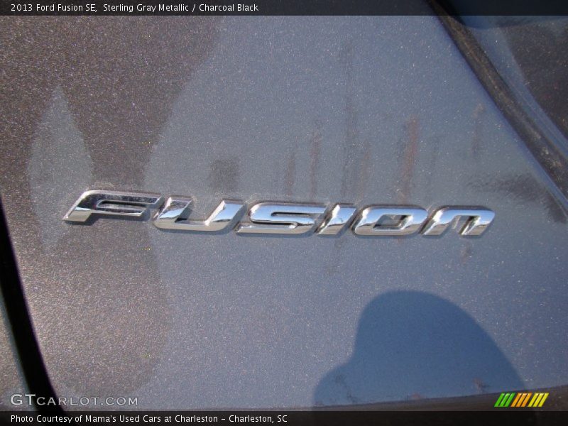 Sterling Gray Metallic / Charcoal Black 2013 Ford Fusion SE